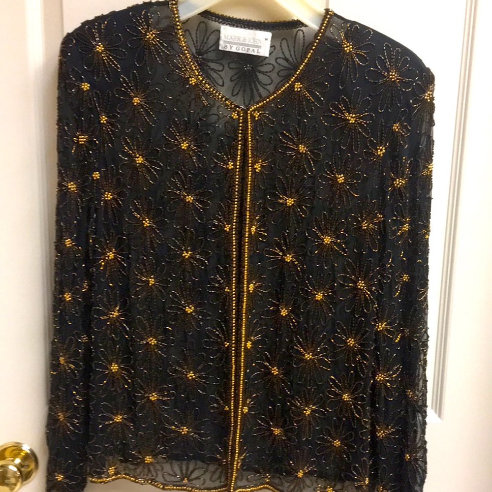 🎉FESTIVE SHEER BEADED JACKET